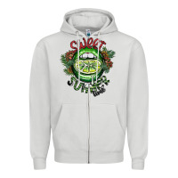 Dove Grey sweet summer time Zipper Hoodie - SublimationCraftShop
