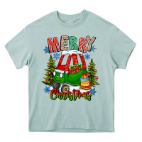 Arona merry christmas car Heavy Core Tee - CowhideDigitalArt