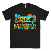 Black basketball mama with leopard Classic Tee - Zillion Design Studio