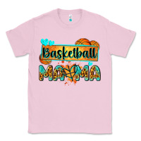 Bubblegum Pink basketball mama with leopard Classic Tee - Zillion Design Studio