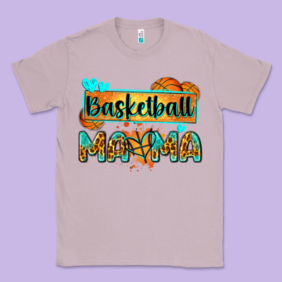 Basketball Mama With Leopard Classic Tee Designed By Zillion Design Studio