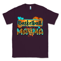 Plum basketball mama with leopard Classic Tee - Zillion Design Studio