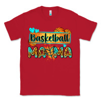 Red basketball mama with leopard Classic Tee - Zillion Design Studio