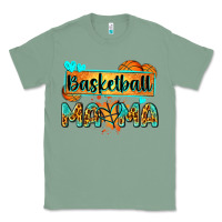 Sage basketball mama with leopard Classic Tee - Zillion Design Studio