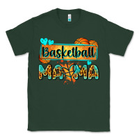 Sports Green basketball mama with leopard Classic Tee - Zillion Design Studio