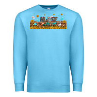 Ocean Blue nurse squad libbey glass Premium Sweatshirt - BundleAndBundleShop