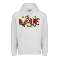 Dove Grey mardi gras love crawfish Premium Hoodie - MaliasSmallBusiness
