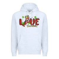 White mardi gras love crawfish Premium Hoodie - MaliasSmallBusiness