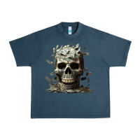 Midnight Navy bad money Urban Heavy Tee - Unal Design