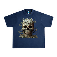 Navy bad money Urban Heavy Tee - Unal Design