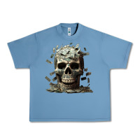 Pebble Blue bad money Urban Heavy Tee - Unal Design