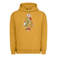 Pigment Peanut Butter nurse christmas tree Urban Hoodie - MaliasSmallBusiness
