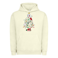 Pigment Pistachio nurse christmas tree Urban Hoodie - MaliasSmallBusiness