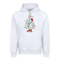 White nurse christmas tree Urban Hoodie - MaliasSmallBusiness