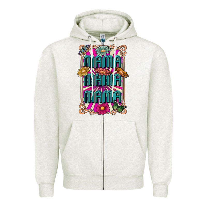 Mama Mama Mama Zipper Hoodie by CowhideDigitalArt | Teevron