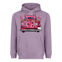 Lavender breast cancer farm truck Heavyweight Hoodie - Artiststas