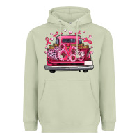 Matcha breast cancer farm truck Heavyweight Hoodie - Artiststas