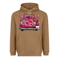 Toasted Coconut breast cancer farm truck Heavyweight Hoodie - Artiststas