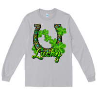 Moon Dust lucky shamrock horseshoe Long Sleeve Tee - RanaPortraitStore
