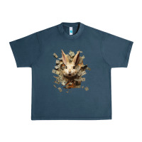 Midnight Navy bad rabbit Urban Heavy Tee - Unal Design