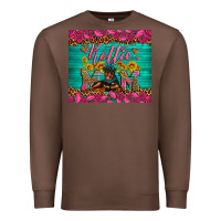 Chestnut Rottie mom with roses Premium Sweatshirt - Artiststas