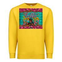 Lemon Rottie mom with roses Premium Sweatshirt - Artiststas