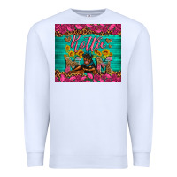 White Rottie mom with roses Premium Sweatshirt - Artiststas