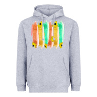 Heather Grey Western Color Farm Life Brush Strokes Heavyweight Hoodie - Bettercallsaul