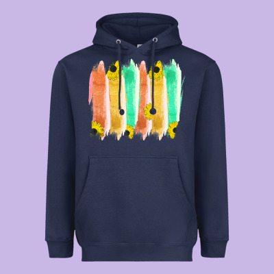 Western Color Farm Life Brush Strokes Heavyweight Hoodie Designed By Bettercallsaul