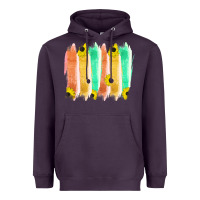 Plum Western Color Farm Life Brush Strokes Heavyweight Hoodie - Bettercallsaul