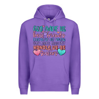 Purple god made us best friend Premium Hoodie - MaliasSmallBusiness