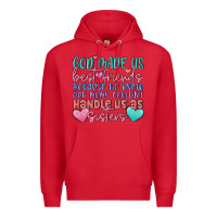 Red god made us best friend Premium Hoodie - MaliasSmallBusiness
