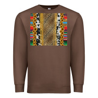 Chestnut western serape cowhide Premium Sweatshirt - Jasminsmagicworld