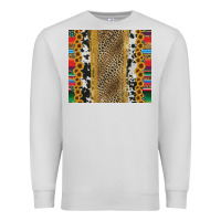 Dove Grey western serape cowhide Premium Sweatshirt - Jasminsmagicworld