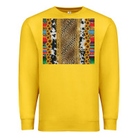 Lemon western serape cowhide Premium Sweatshirt - Jasminsmagicworld