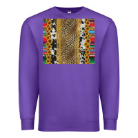 Purple western serape cowhide Premium Sweatshirt - Jasminsmagicworld