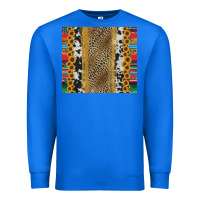 True Royal western serape cowhide Premium Sweatshirt - Jasminsmagicworld