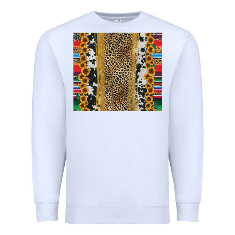 Western Serape Cowhide Premium Sweatshirt by Jasminsmagicworld | Teevron