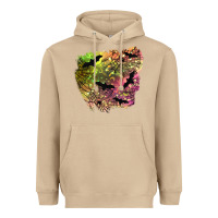Mushroom bat halloween patch Heavyweight Hoodie - BundleAndBundleShop