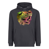 Smoke bat halloween patch Heavyweight Hoodie - BundleAndBundleShop