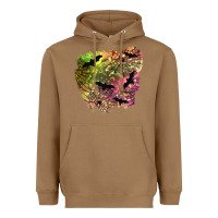 Toasted Coconut bat halloween patch Heavyweight Hoodie - BundleAndBundleShop