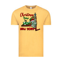 Vintage Mustard christmas time in new york Vintage Tee - BarkalooDesign