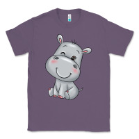 Lavender hippo Classic Tee - texasbilliewilder