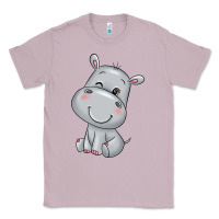 Lilac hippo Classic Tee - texasbilliewilder
