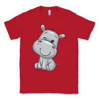 Red hippo Classic Tee - texasbilliewilder