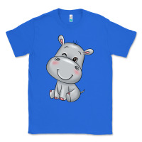 True Royal hippo Classic Tee - texasbilliewilder