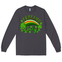 Smoke feeling lucky with rainbow Long Sleeve Tee - RanaPortraitStore