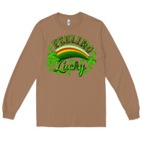 Toasted Coconut feeling lucky with rainbow Long Sleeve Tee - RanaPortraitStore