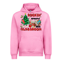 Fuchsia Pink rockin around the classroom Urban Hoodie - MaliasSmallBusiness