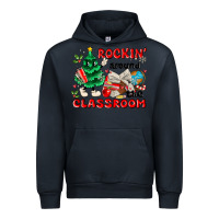 Navy rockin around the classroom Urban Hoodie - MaliasSmallBusiness